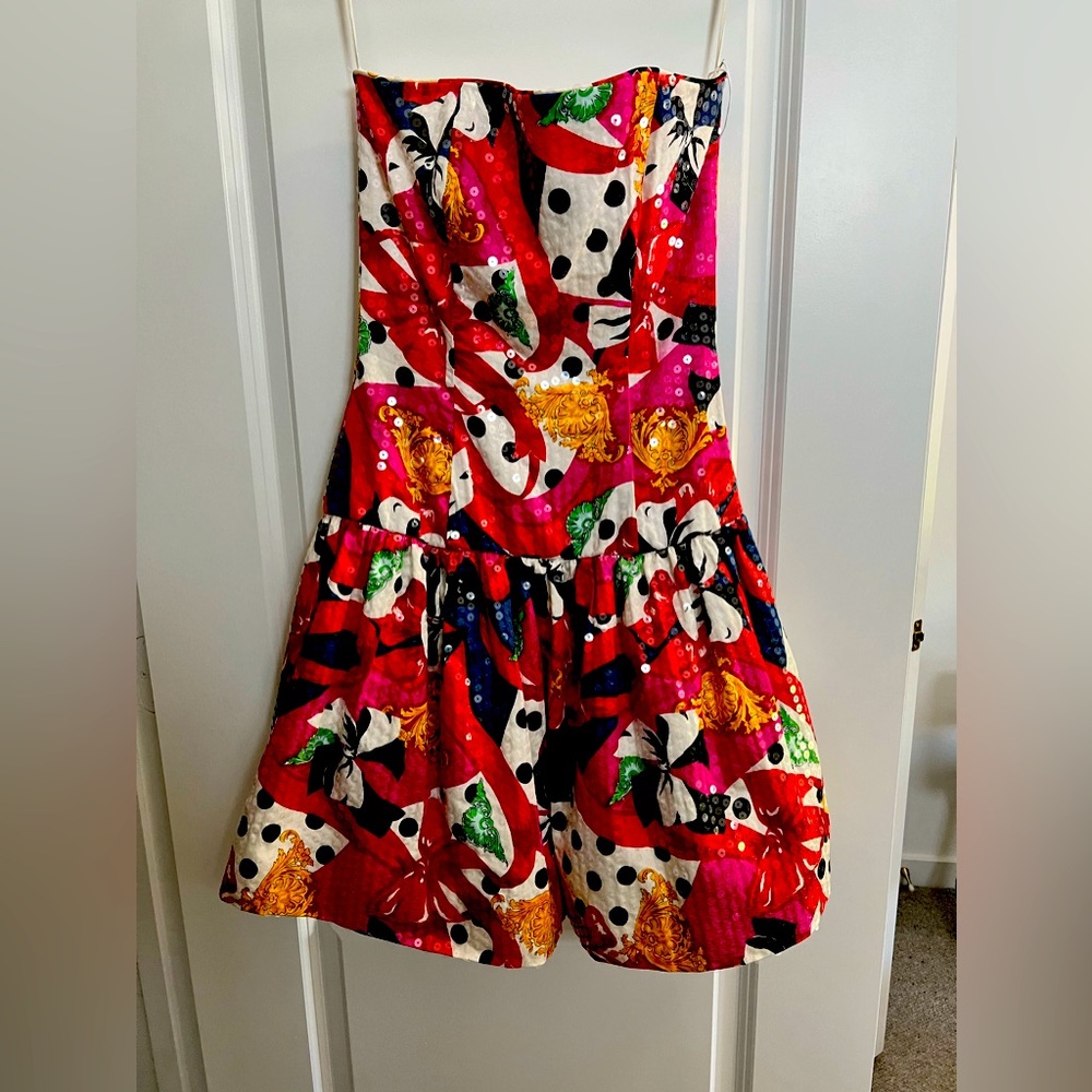 Vintage CACHE SEQUINS COCKTAIL DRESS